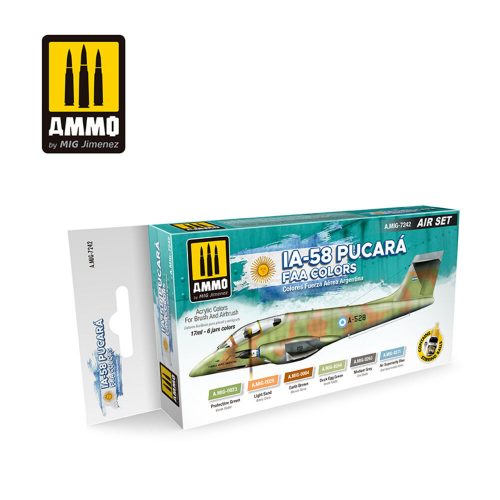 AMMO IA-58 Pucará FAA Colors 4 x 17 ml (A.MIG-7242)