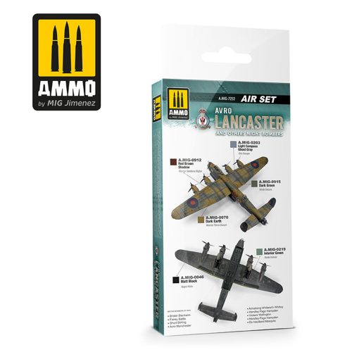 AMMO AVRO Lancaster and Others Night Bombers Air Set 4 x 17 ml (A.MIG-7252)