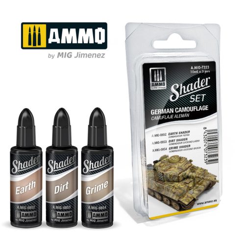 AMMO SHADER Set German Camouflage 4 x 17 ml (A.MIG-7323)