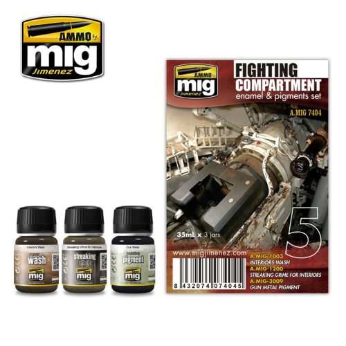 AMMO Fighting Compartment 4 x 17 ml (A.MIG-7404)