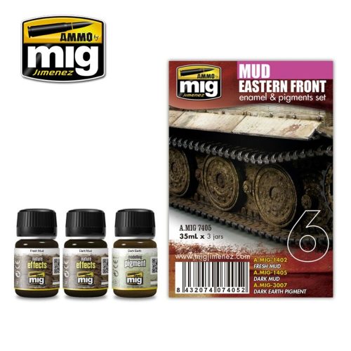 AMMO Eastern Front Mud 4 x 17 ml (A.MIG-7405)