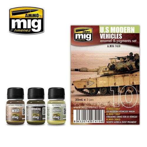 AMMO US Modern Vehicles 4 x 17 ml (A.MIG-7410)