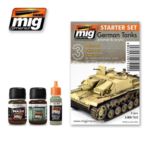 AMMO German Tanks Starter Set 4 x 17 ml (A.MIG-7412)