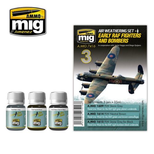 AMMO Early RAF Fighters and Bombers 4 x 17 ml (A.MIG-7416)