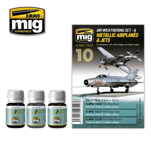 AMMO Metallic Airplanes & Jets 4 x 17 ml (A.MIG-7423)