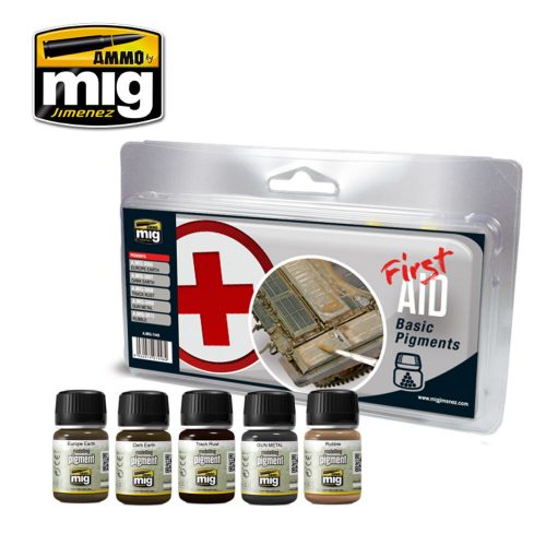 AMMO FIRST AID Basic Pigments 4 x 17 ml (A.MIG-7448)