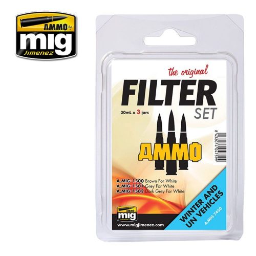 AMMO FILTER SET Winter and UN Vehicles 4 x 17 ml (A.MIG-7450)