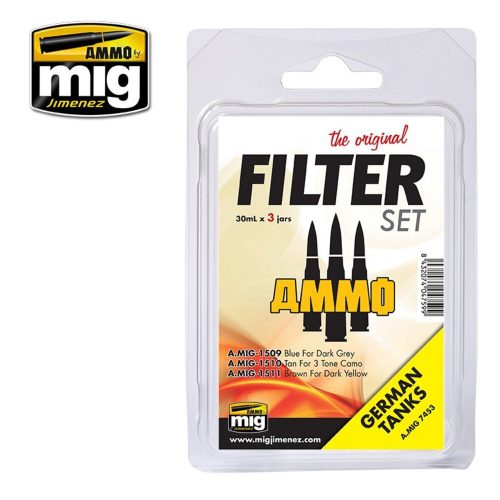 AMMO FILTER SET German Tanks 4 x 17 ml (A.MIG-7453)