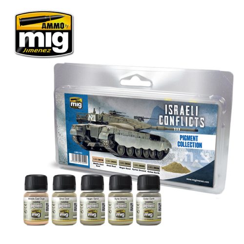 AMMO Israeli Conflicts Pigment Collection 4 x 17 ml (A.MIG-7454)