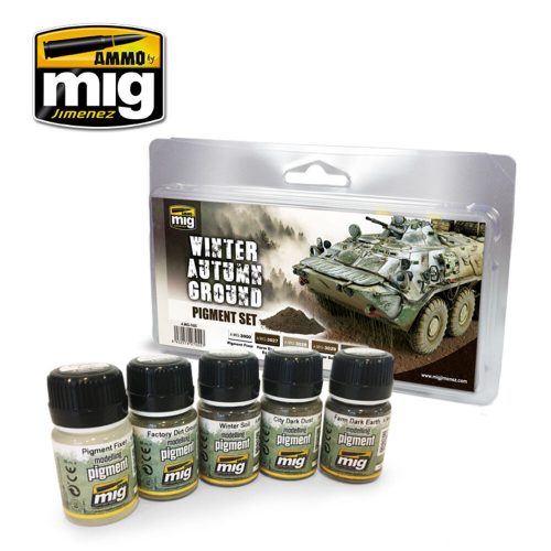 AMMO Winter Autumn Ground Pigment Set 4 x 17 ml (A.MIG-7455)