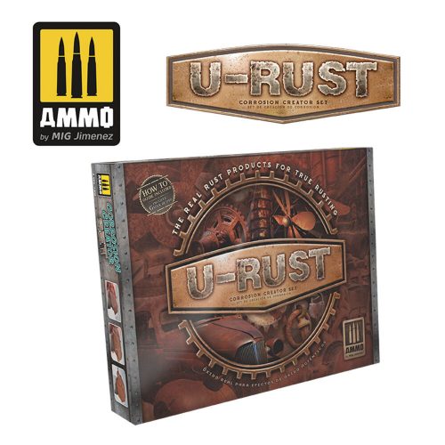 AMMO U-RUST Corrosion Creator Set 4 x 17 ml (A.MIG-7460)