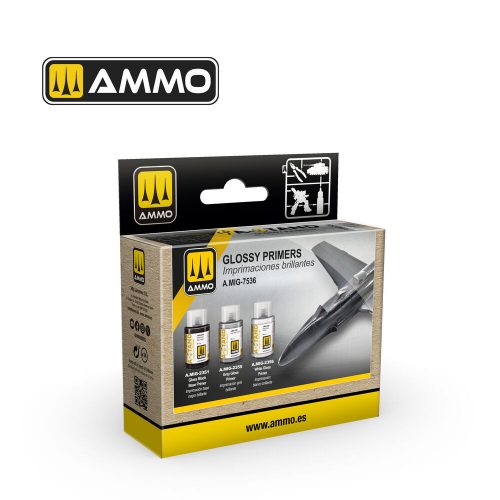 AMMO A-STAND Glossy Primers Set (A.MIG-7536)