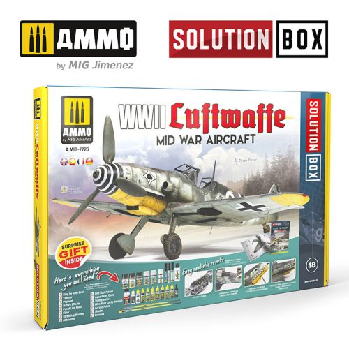 AMMO SOLUTION BOX 18 - WWII Luftwaffe Mid War Aircraft (A.MIG-7726)