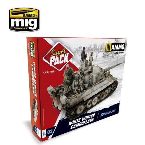 AMMO SUPER PACK White Winter Camouflage (A.MIG-7803)