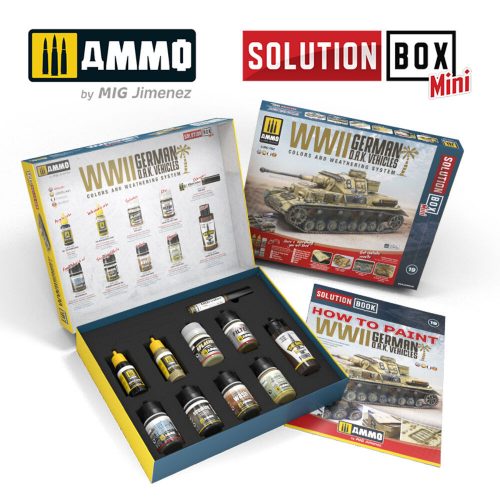 AMMO SOLUTION BOX MINI 19 - WWII German D.A.K. Vehicles (A.MIG-7902)