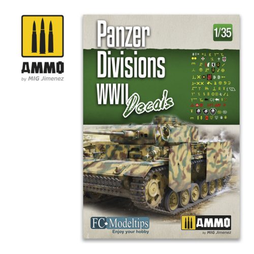 AMMO Panzer Divisions WWII Decals (A.MIG-8061)