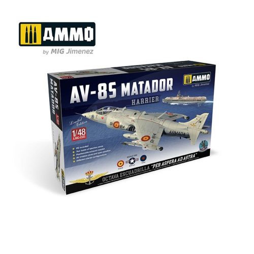 AMMO Harrier AV-8S Matador - Spanish, American, British versions 1:48 (A.MIG-8505)