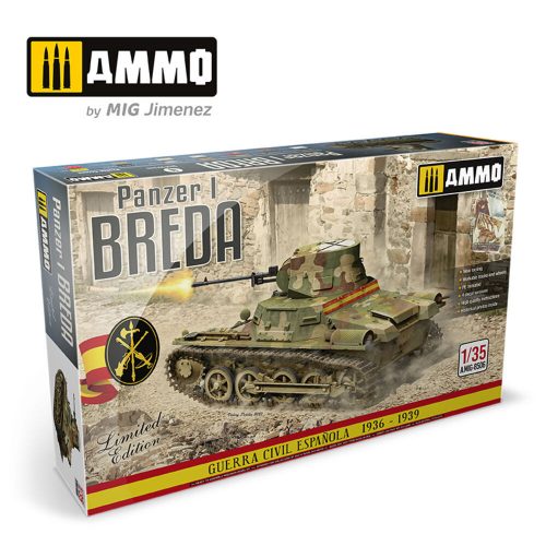 AMMO Panzer I Ausf. A Breda - Spanish Civil War Light Tank Destroyer 1:35 (A.MIG-8506)