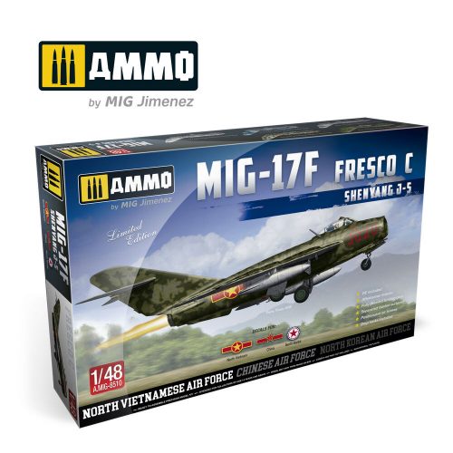 AMMO MiG-17F Shenyang J-5, Vietnam-China-North Korea 1:48 (A.MIG-8510)