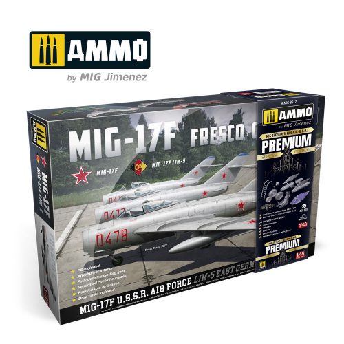 AMMO MIG-17F / Lim-5, U.S.S.R. - G.D.R. Premium Edition 1:48 (A.MIG-8512)