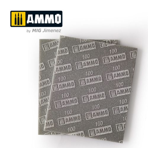 AMMO Sanding Sponge Sheet (100) - 2 pcs. (A.MIG-8555)