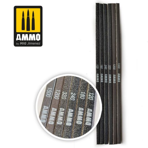 AMMO Contour Sanding Sticks - 6 pcs. (A.MIG-8568)