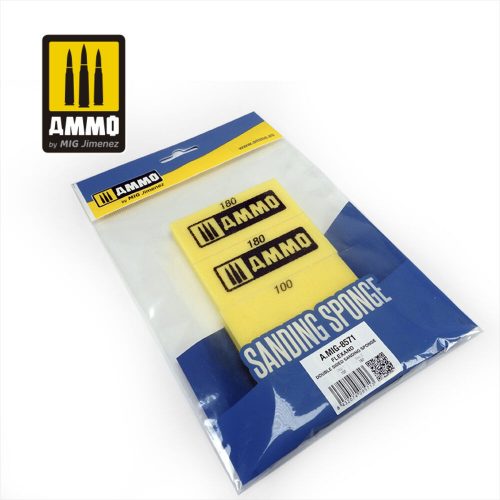 AMMO Flexand Double Sided Sanding Sponge - 4 pcs. (A.MIG-8571)