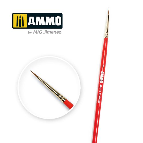 AMMO 1 AMMO Marta Kolinsky Brush (A.MIG-8711)