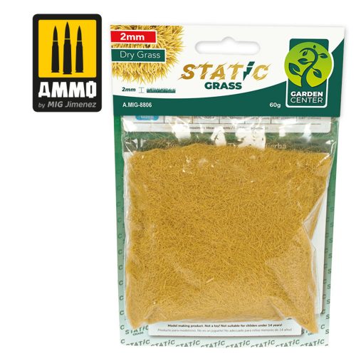 AMMO Static Grass - Dry Grass - 2mm (A.MIG-8806)