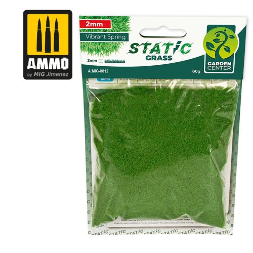 AMMO Static Grass - Vibrant Spring - 2mm (A.MIG-8812)