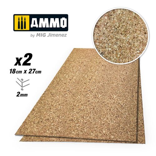 AMMO CREATE CORK Medium Grain (2mm) - 2 pcs. (A.MIG-8839)