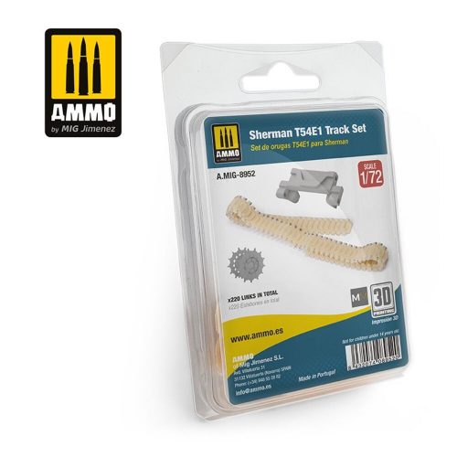 AMMO Sherman T54E1 Tracks Set 1:72 (A.MIG-8952)