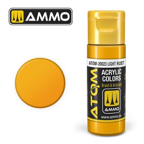 AMMO ATOM COLOR Light Rust Acrylic Paint 20 ml (ATOM-20023)