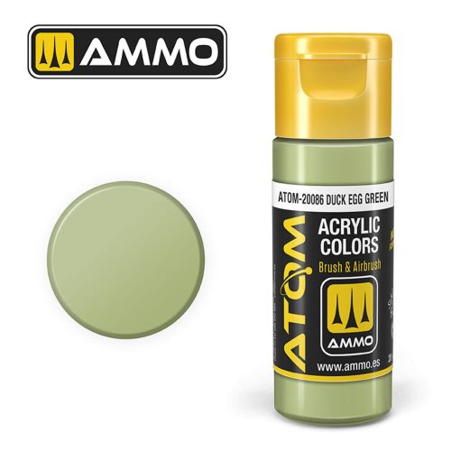 AMMO ATOM COLOR Duck Egg Green Acrylic Paint 20 ml (ATOM-20086)