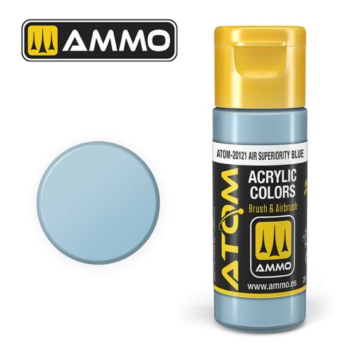 AMMO ATOM COLOR Air Superiority Blue Acrylic Paint 20 ml (ATOM-20121)