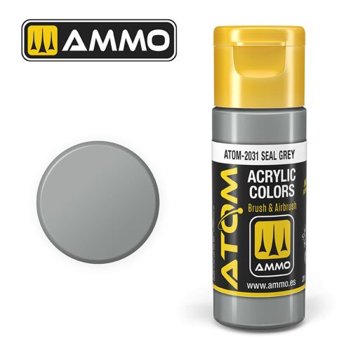 AMMO ATOM COLOR Seal Grey Acrylic Paint 20 ml (ATOM-20131)