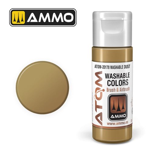 AMMO ATOM WASHABLE Dust Acrylic Paint 20 ml (ATOM-20178)