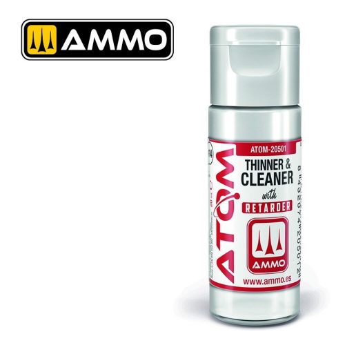 AMMO ATOM Thinner and Cleaner with Retarder 20 mL (ATOM-20501)