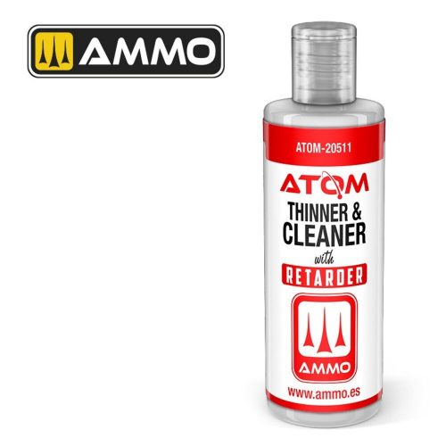 AMMO ATOM Thinner and Cleaner with Retarder 60 mL  (ATOM-20511)