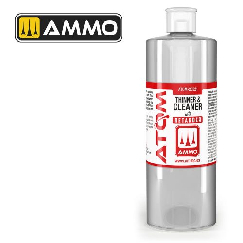 AMMO ATOM Thinner and Cleaner with Retarder 400 mL (ATOM-20521)