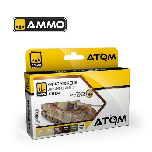 AMMO ATOM King Tiger Exterior Colors Set (ATOM-20726)