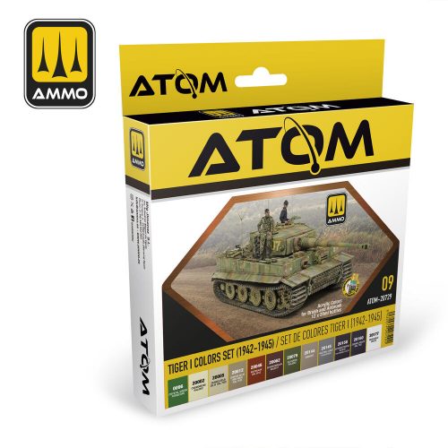 AMMO ATOM TIGER I COLORS (1942-1945) Set (ATOM-20729)