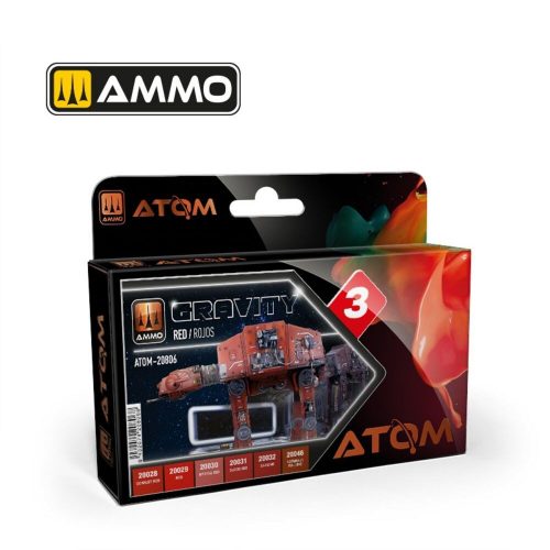 AMMO ATOM Gravity Set 3 - Red (ATOM-20806)