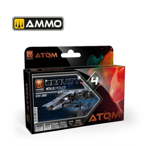 AMMO ATOM Gravity Set 4 - Metallic (ATOM-20807)