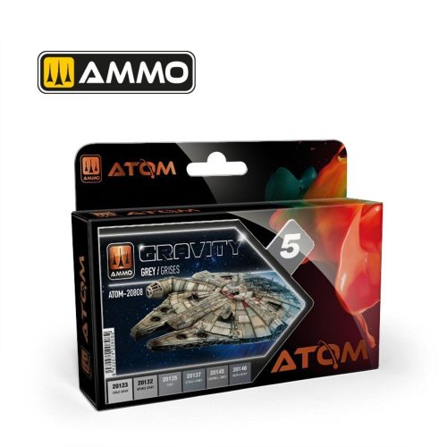 AMMO ATOM Gravity Set 5 - Grey (ATOM-20808)