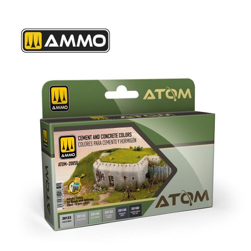 AMMO ATOM Cement and Concrete Colors Set (ATOM-20850)