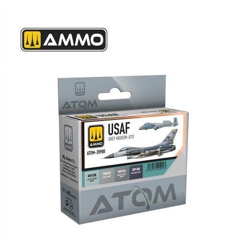 AMMO ATOM USAF Colors Grey Modern Jets Set (ATOM-20900)