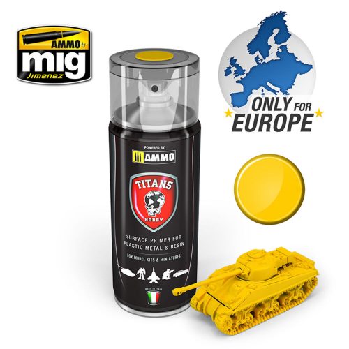 AMMO TITANS HOBBY Imperial Yellow Matt Primer Spray 400 ml (TTH104)