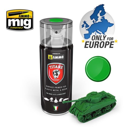 AMMO TITANS HOBBY Emerald Green Matt Primer Spray 400 ml (TTH106)