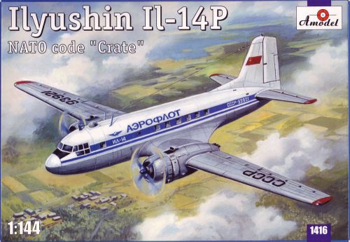 Amodel Ilyushin IL-14P Crate Soviet civil airc. 1:144 (AMO1416)